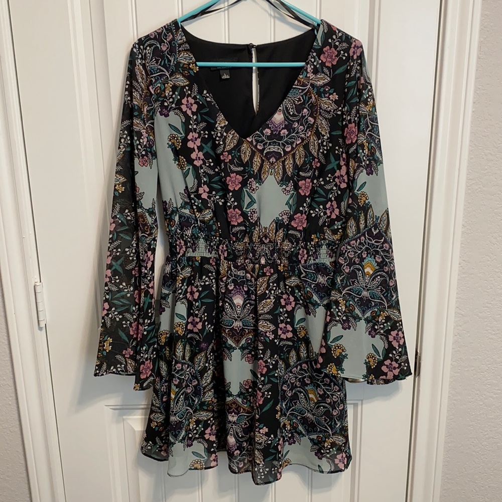 Floral Long Sleeve Dress